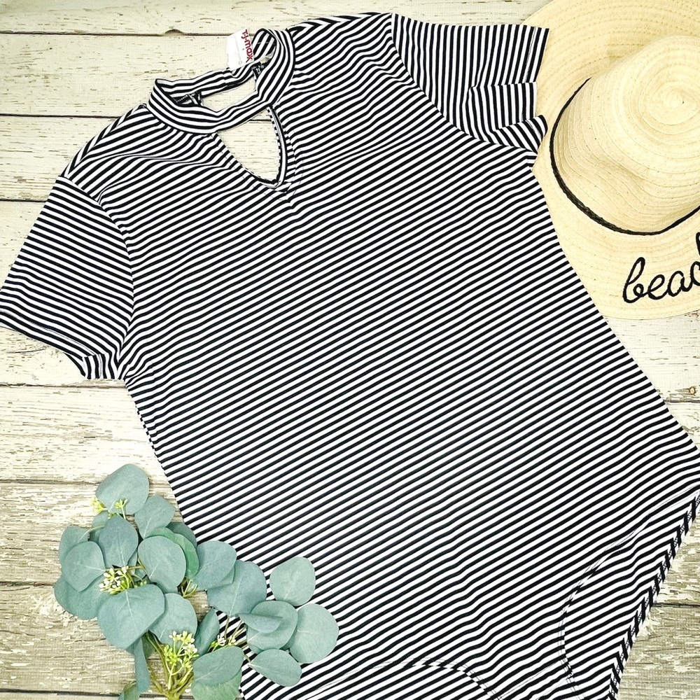 Rolla Coster Stripe Keyhole Bodysuit
